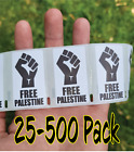 FREE PALESTINE 25-500 Pack stickers Political movement Gaza end occupation