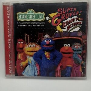 Sesame Street Live: Super Grover! Ready For Action CD Cast Recording Henson OOP