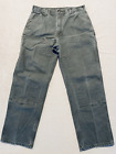 Carhartt B136 MOS Double Knee Carpenter Work Pants Size 35x32 (Fits 34x31)