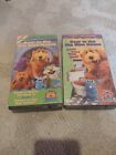 Lot of 2 Bear in the Big Blue House Potty Time with Bear & vol 1 VHS 1999 Rare