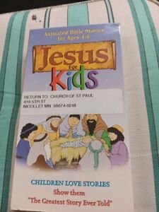 JESUS FOR KIDS 5 Stories(VHS 1997)TESTED-RARE KIDS JESUS VINTAGE COLLECTIBLE VHS
