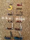 Lot Of 12 TSA Confiscated   Pocket Knives. Great Collection Pieces See All Pics