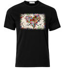 Heart Tattoo - Graphic Cotton T Shirt Short & Long Sleeve