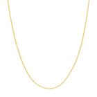 0.6mm Open Dainty Twisted Rope Chain Necklace Real Solid 14K Real Yellow Gold