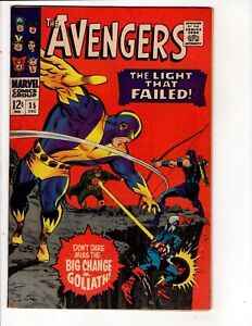 The Avengers #35 MARVEL 1966(THIS BOOK HAS MINOR RESTORATION SEE DESCRIPTION)