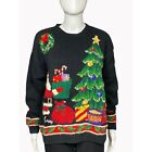 1993 Christmas collection womens Large vintage knitted Christmas sweater Santa