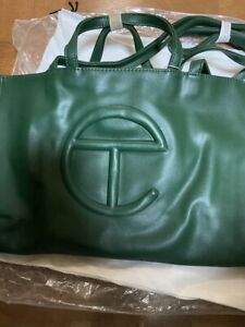 Telfar Medium Size Unisex Shopping Bag - Dark Olive