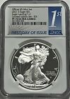 2021 S $1 NGC PF70 ULTRA CAMEO T-2 PROOF SILVER EAGLE FDOI FROM LIMITED EDITION