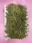 2-Inch-Wide olive Green wooden Beaded Trim, sold per yard