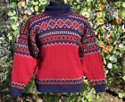 1996 Dale Of Norway Sierra Nevada Winter Knit Sweater Cardigan Size M 48 50