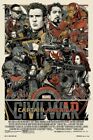 Captain America - Civil war by Tyler Stout - Variant- Rare sold out Mondo print