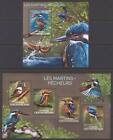 STA061 Central African Rep 2014 MNH 2 Sheets High CV Fauna Birds