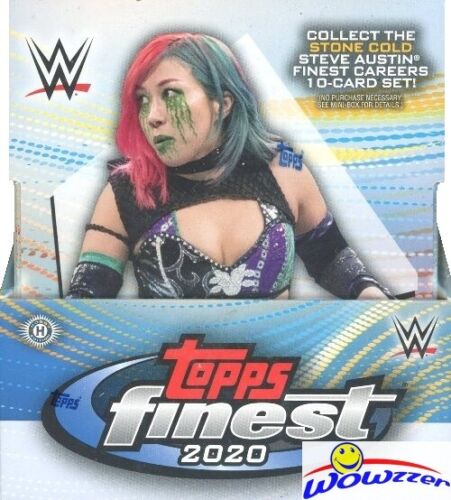 2020 Topps FINEST WWE Wrestling Factory Sealed HOBBY Box-2 AUTOGRAPHS
