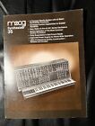 Moog Modular Synthesizer 35, 1976, 6 pages, original, vintage.