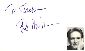 Bob Stillman Signed Auto 3x5 Index Card Allegra's Window