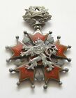 i599 Czechoslovakia Order of the White Lion Commander 3rd Cl Neck Badge silver