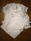 Lot 15 New Blank White BELLA CANVAS T-Shirts Large 100% Cotton Crewneck SS