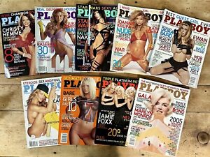 New Listing2005 Playboy Adult Magazines Lot of 9, with Centerfolds April-Dec
