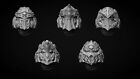 Liber Daemonica helmets Gold suitable for Space Marines