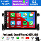 Android 13 For Suzuki Grand Vitara 2005-19 Carplay Car Stereo BT Wifi Radio GPS