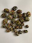 Antique Style Venetian African Trade Glass Beads 30 Loose Beads 13mm & 19mm