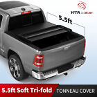 5.5 ft 67.4'' Bed Tonneau Cover Soft 3-fold for 2015-2024 Ford F-150 F150 Truck