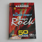 TODAY'S ROCK KARAOKE CD+G CHARTBUSTER 5019 3 DISC NEW IN CASE w/SONG LIST