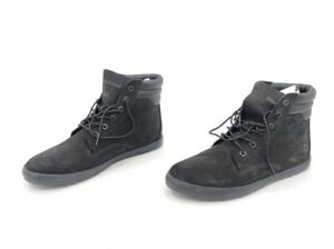 Women's Black Timberland Suede Boots- Size 10