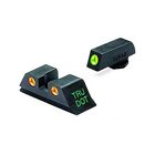 Meprolight Glock - Tru-Dot Sights 9mm/357 Sig/.40 S&W/.45 GAP, Green/Orange, Fix