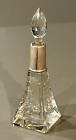 Antique Sterling Silver Collar Crystal Perfume Bottle 8