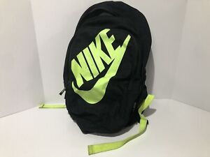 Nike backpack Black Neon Green
