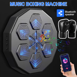 Smart Music Boxing Machine Wall Target LED Lighted Sandbag Reaction Training Pad