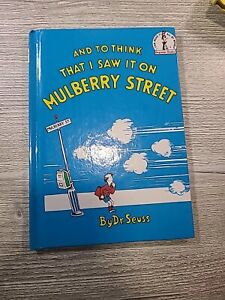 Dr. Seuss And To Think That I Saw It On Mulberry Street 1964 Book Club Edition