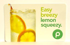 Publix Supermarket Easy Breezy Lemon Squeezy Ice Cold Lemonade 2020 Gift Card