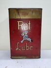 Vtg Hand Painted Rat Fink Gas Oil Can Hot Rat Rod Automobile 2.5 Gallon Display