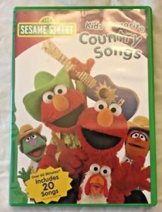 SESAME STREET KIDS' FAVORITE COUNTRY SONGS /  DVD 2007  / USED