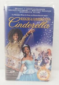 Rogers & Hammerstein's Cinderella Disney Whitney Houston Brandy VHS EUC