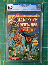Giant Size Creatures #1 - May 1974 - Minor Key - 1st App. of Tigra - CGC 6.0