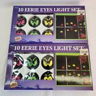 New Eerie Eyes Halloween String 10 Light Set by Fun World - Spooky Creepy Faces