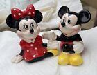 Vintage Mickey and Minnie salt and pepper shakers