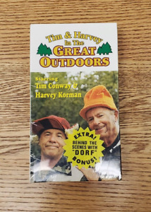 Tim and Harvey In The Great Outdoors Vhs Conway and Korman