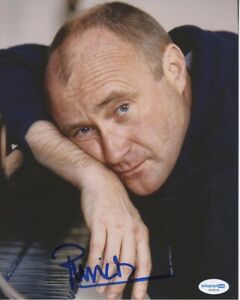 Phil Collins Genesis 8X10 Photo Hand Signed Autographed ACOA COA