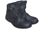 Tourmaster Response Men's 2.0 Hipora Black Waterproof Motorcycle Boots Size 13