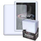 1 Case of 1000 BCW 3X4 Top Loaders for Standard Sized Cards| 40 x 25 Counts