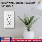 1080P WiFi IP Wireless Wall AC Outlet Home Security Nanny Full HD Camera Audio