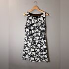 The Limited Dress Black & White Floral Sleeveless Women’s Size 8