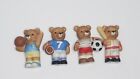 Vintage HOMCO Sports Bears - Set of 4 - #1408