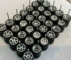 Hot Wheels - Matchbox Rubber Tires (10 Car Sets) 1/64 Real Riders Silver Lot 2