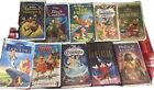 10 Disney Classics VHS MOVIES Black Cauldron Fantasia Chicken Run Prince Egypt