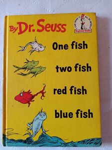 Dr. Seuss, One Fish Two Fish Red Fish Blue Fish, 1960, BCE, V. Good Or Better